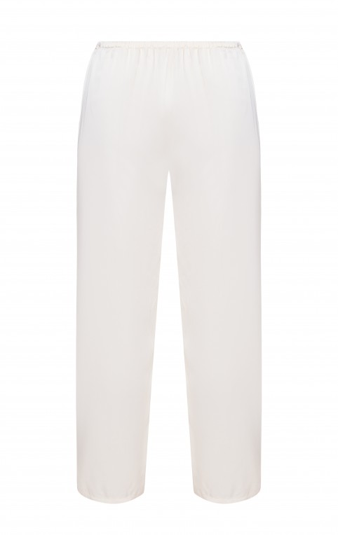 Light Satin Pants Milk 
